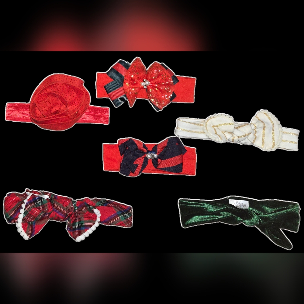0-24 Month Holiday Headband Bundle